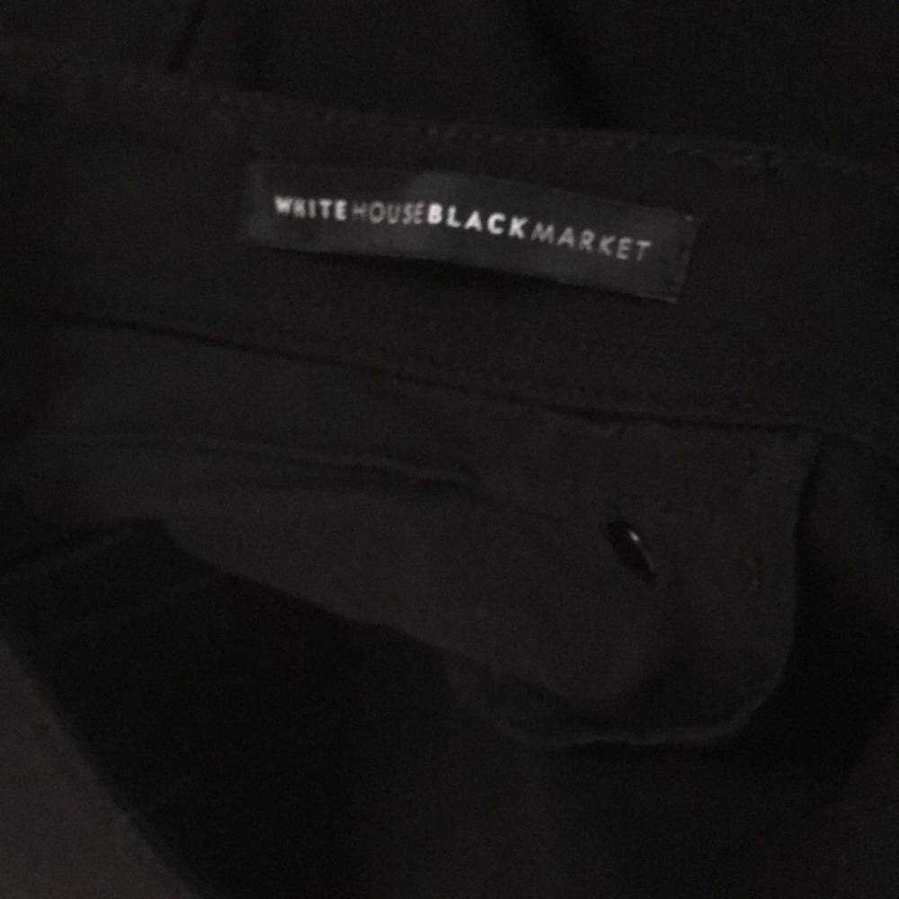 New WHBM Work/Play Black Everyday Pants The Slim 6 - Picture 5 of 8